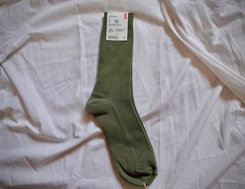 Uniqlo 4雙390素色長襪