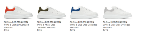 　 　 Alexander McQueen 小白鞋