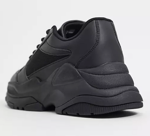 Asos Design 黑色厚底球鞋